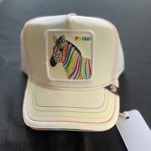 GooriHat Gay Pride Proud Zebra Rainbow - Picture 2 of 6